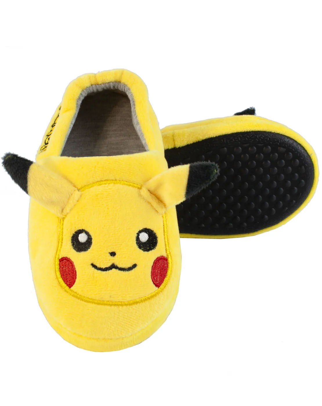 Pokemon Pikachu Slippers For Boys and Girls 3D Character Face - Yellow