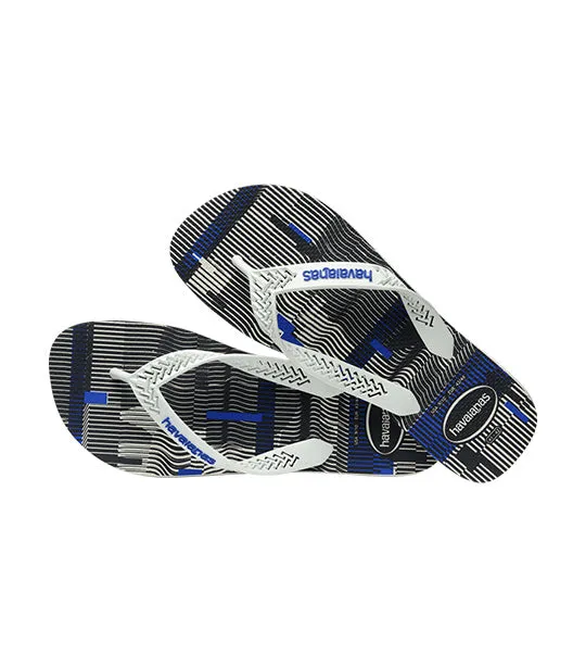 Power Light Flip Flops White