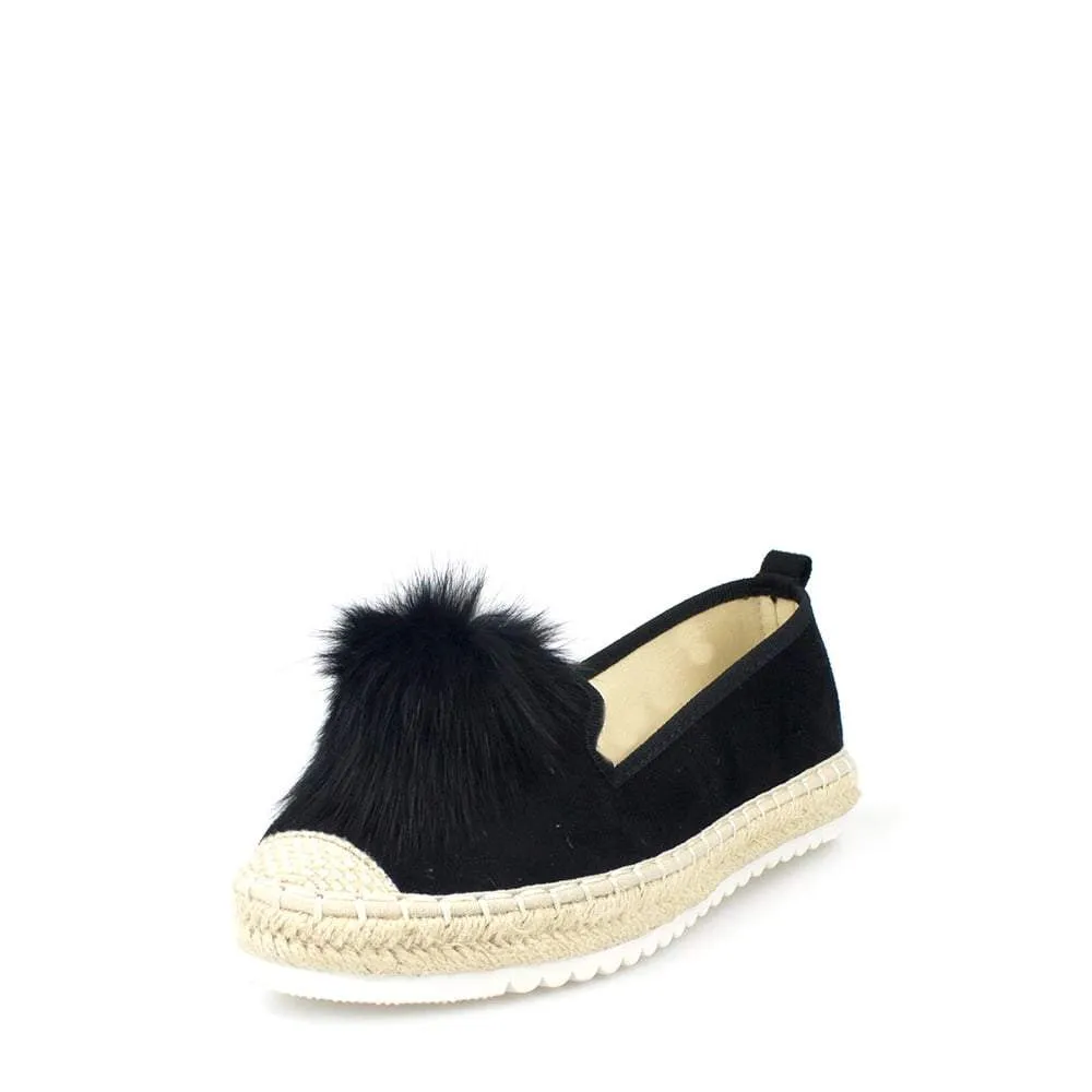 Sandi Slip On Pom Pom Espadrille Pump