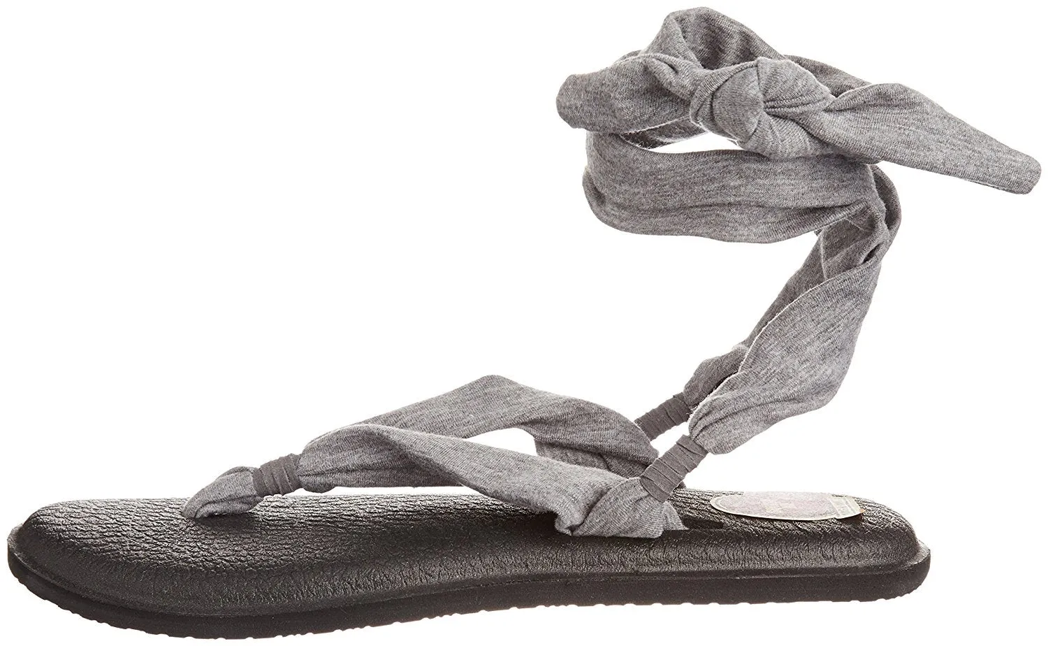 Sanuk Yoga Slinged Up Grey Sandals - Women's