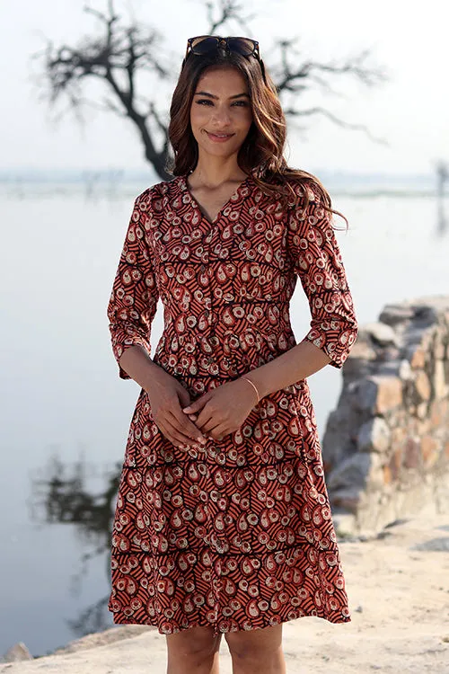 Sootisyahi 'Guldasta' Cotton Dress