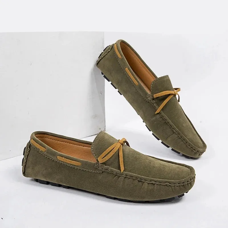 Spring Autumn Fashion Casual Shoes Handmade High Quality PU Leather Slip-on Comfortable Breathable Loafers Size 36-48