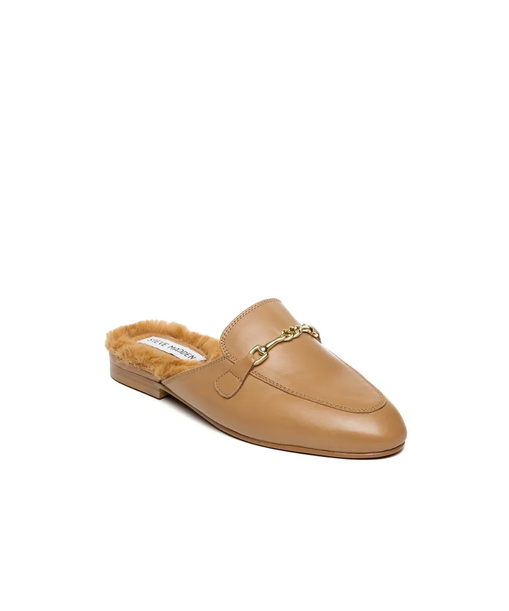 STEVE MADDEN CLEODORA-F LEATHER MULES