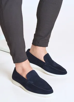 Suède Yacht Loafers - navy