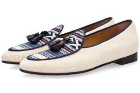 TANGERINE 2 MULTI NAVAHO BELGIAN LOAFERS