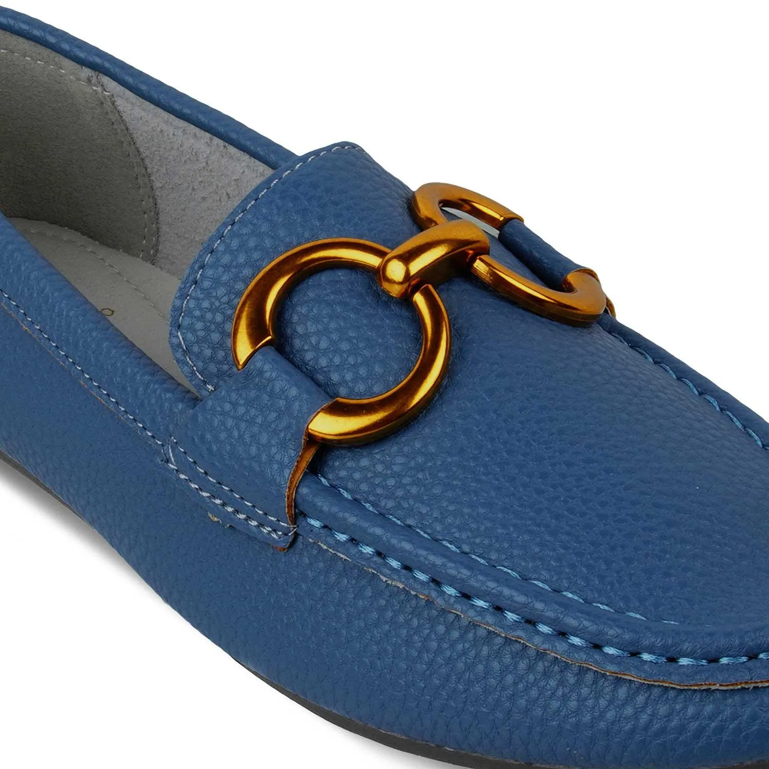 The Wigo Blue Women's Dress Loafers Tresmode