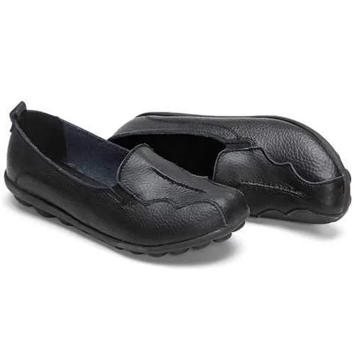 US Size 5-11 Round Toe Soft Sole Slip On Flat Loafers