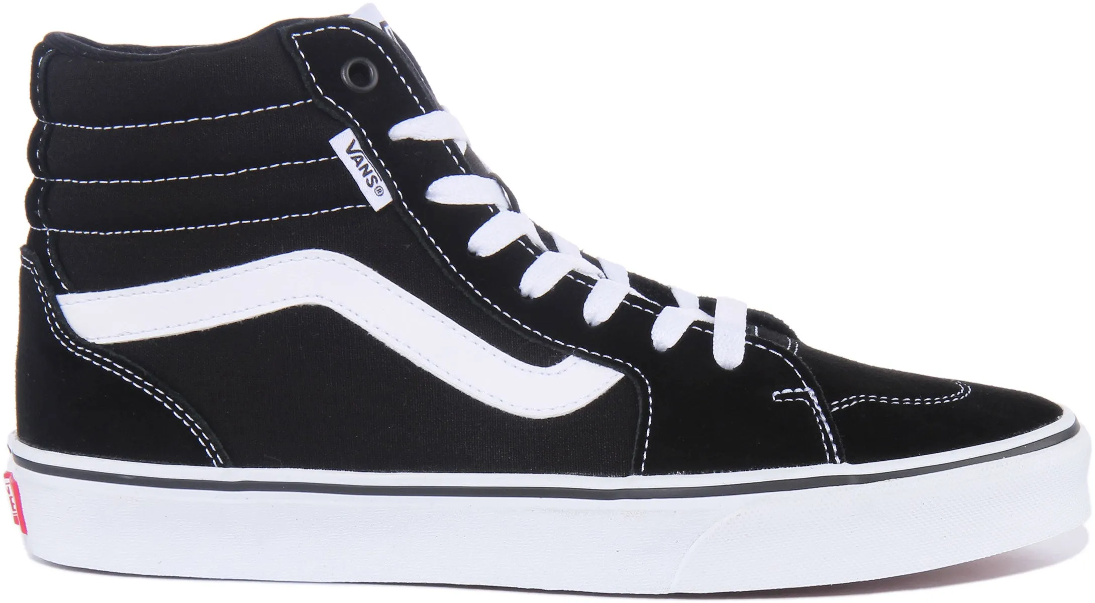 Vans Filmore Hi In Black White For Men