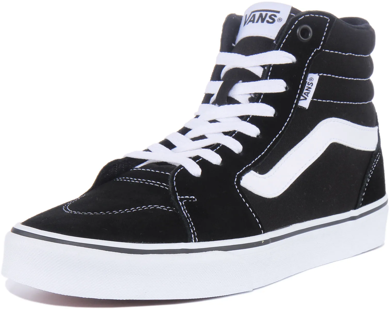 Vans Filmore Hi In Black White For Men