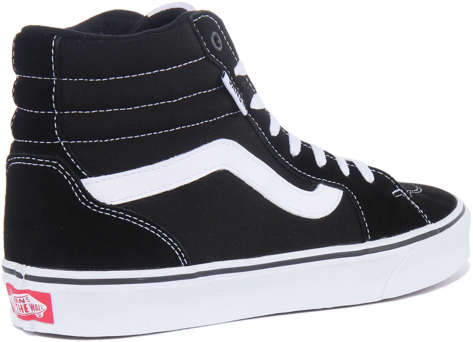 Vans Filmore Hi In Black White For Men