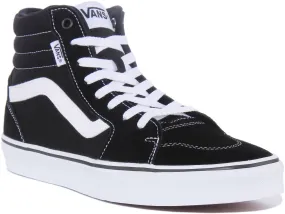 Vans Filmore Hi In Black White For Men