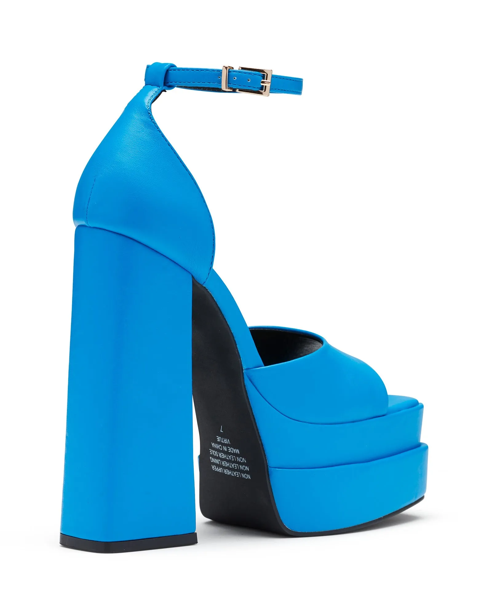 Virtue Platform Heel Blue