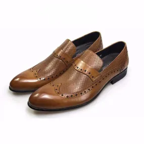 Wingtip Brogue Style Men Loafers Shoes